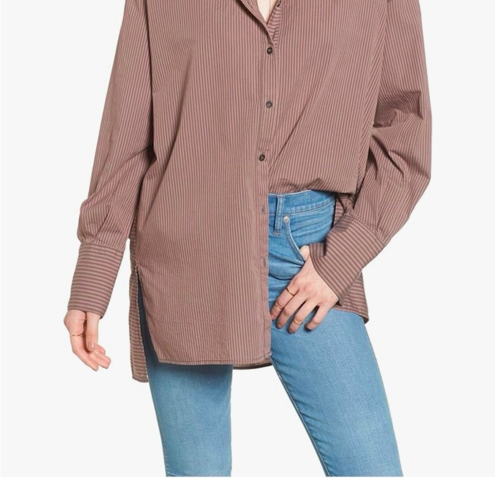 Free People Lakehouse Oversized Button Down